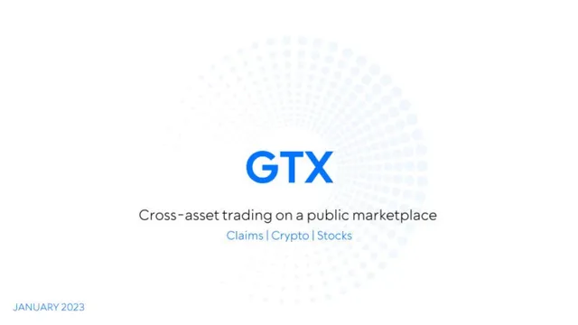 GTX pitch deck cover