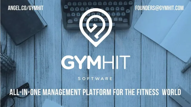 GymHit pitch deck cover