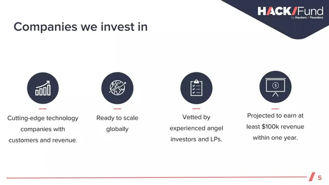 Traction slide 5 from Hack Fund V