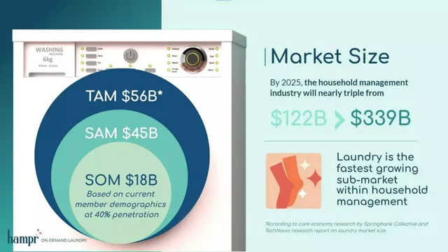 Market sizing / opportunity slide 8 from hampr
