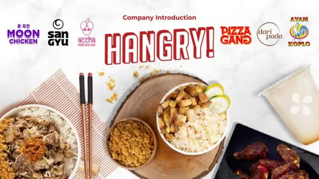 Hangry pitch deck cover