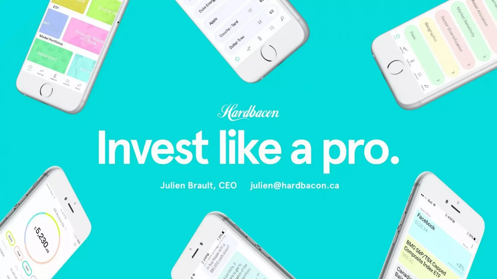 Hardbacon pitch deck slide