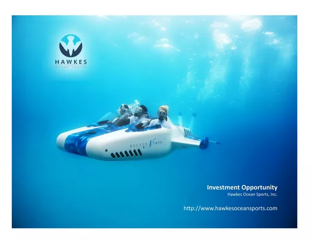 Hawkes Ocean Sports Inc pitch deck cover