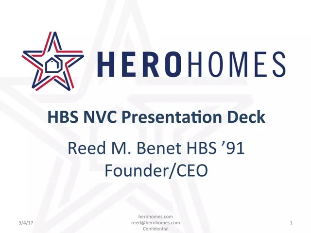 Hero Homes pitch deck cover