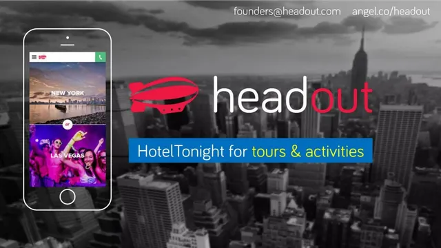 Headout pitch deck cover