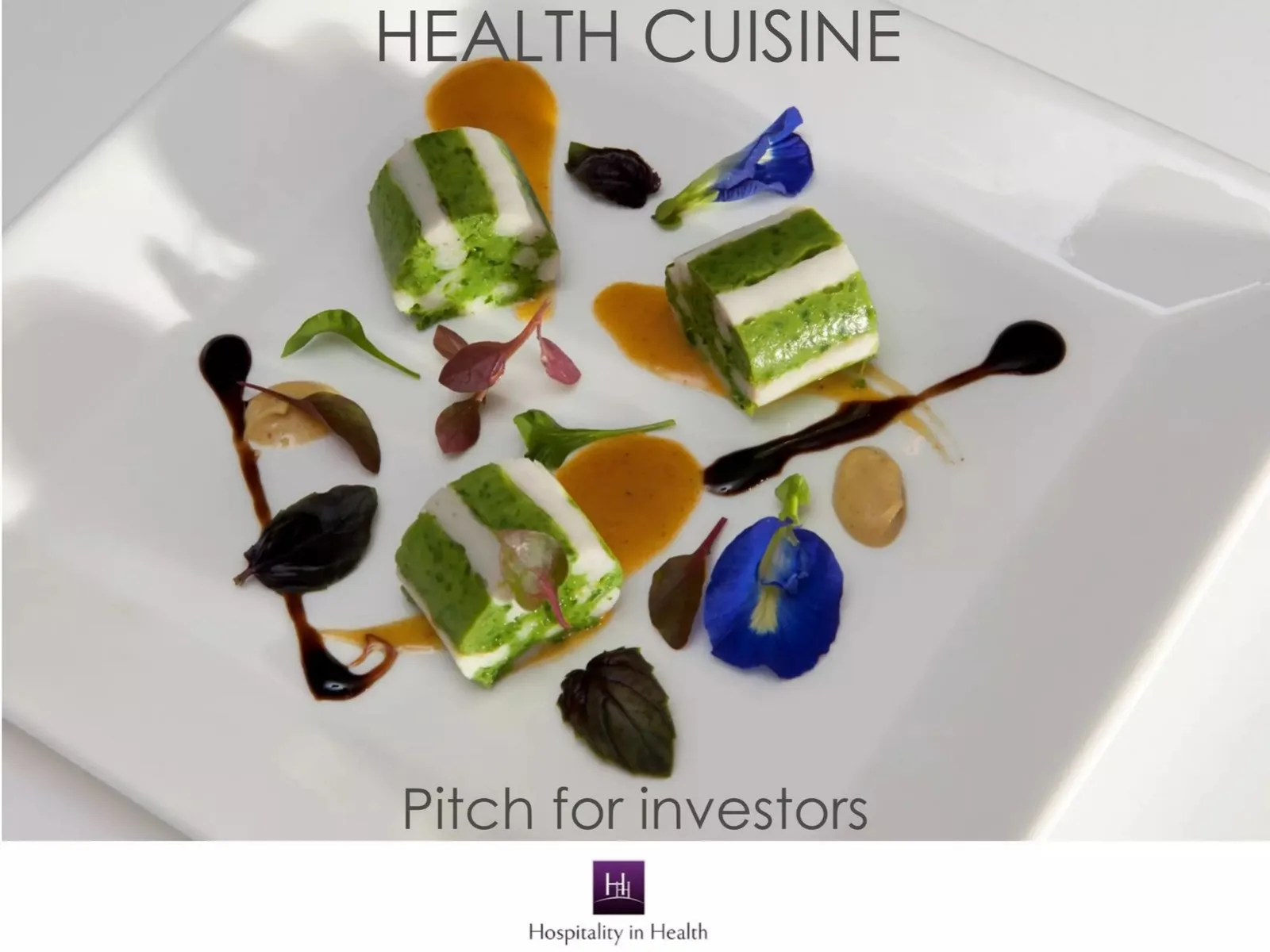 Health Cuisine pitch deck slide