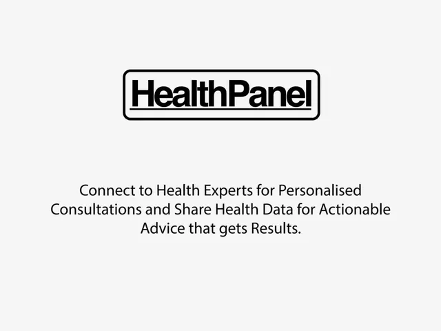 HealthPanel pitch deck cover