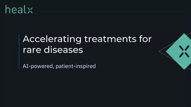 Healx pitch deck cover
