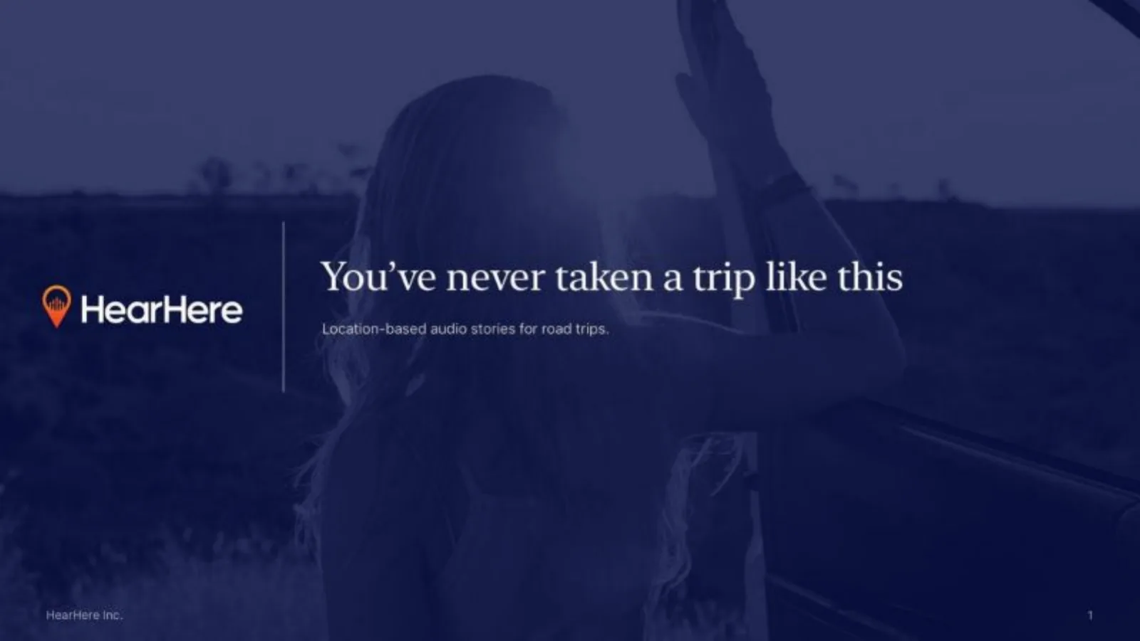 HearHere pitch deck slide