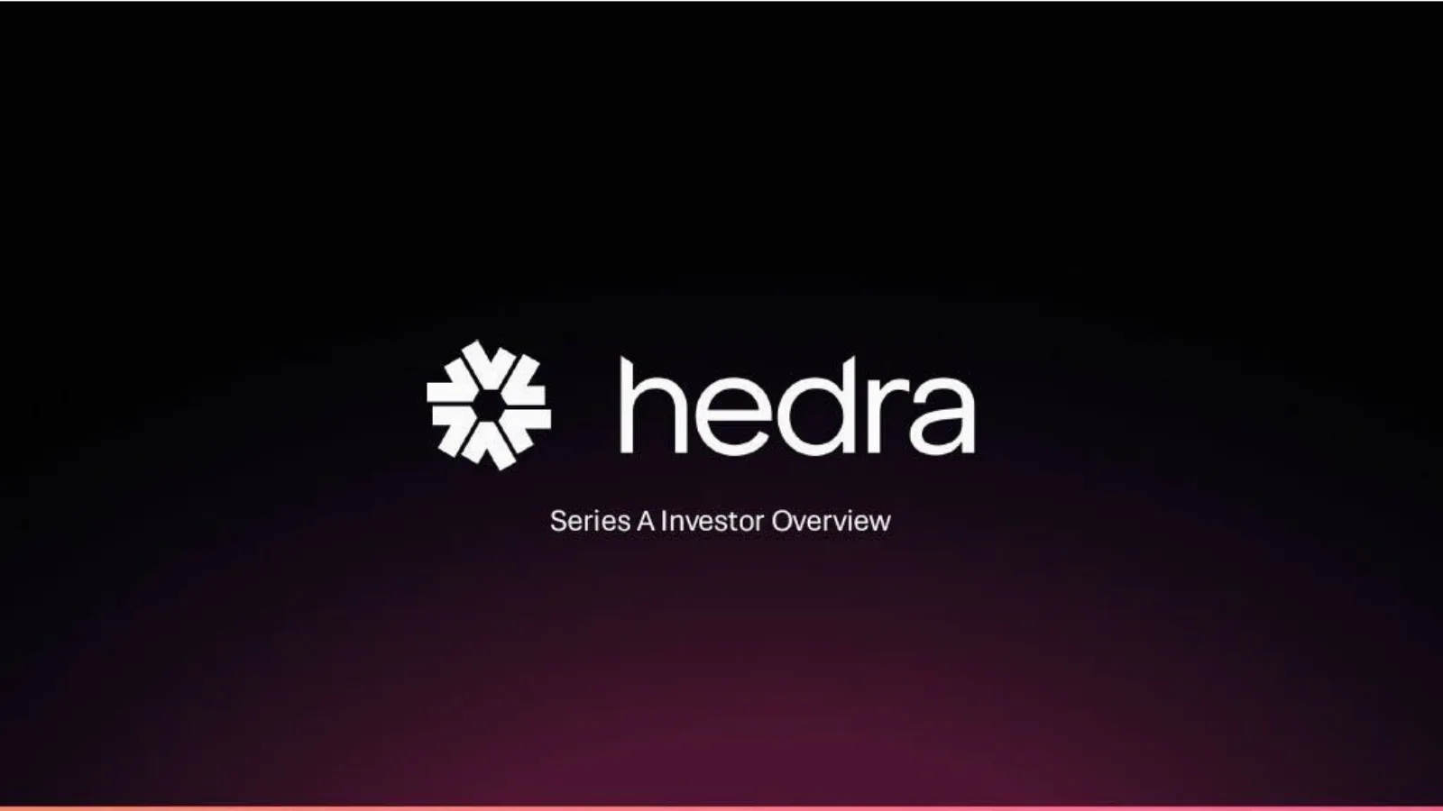 Hedra pitch deck slide