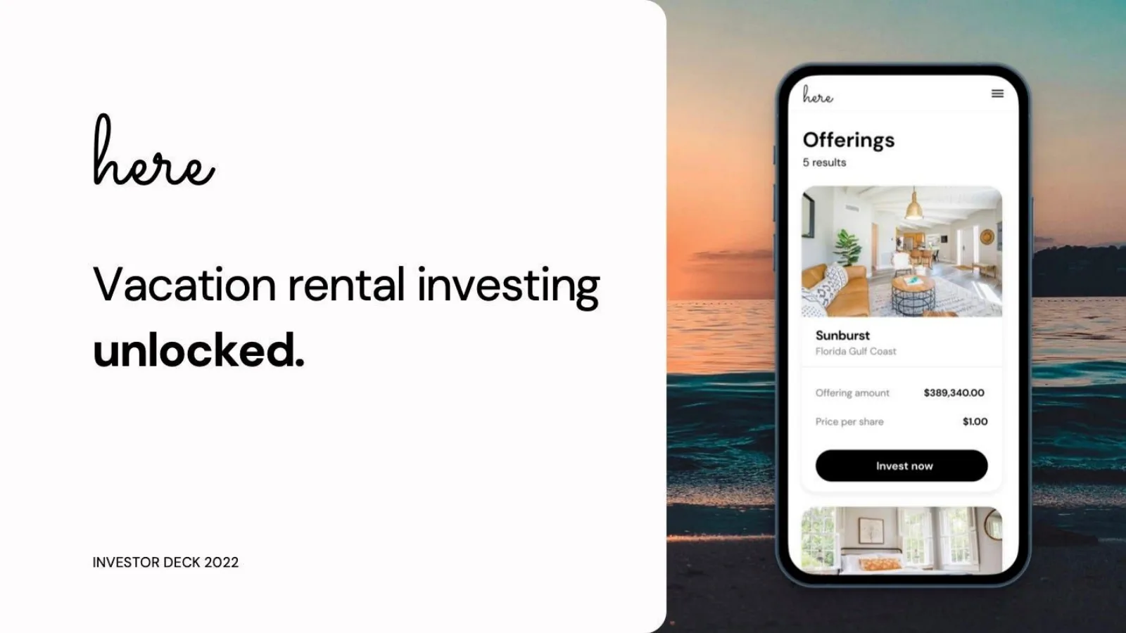 Here pitch deck slide