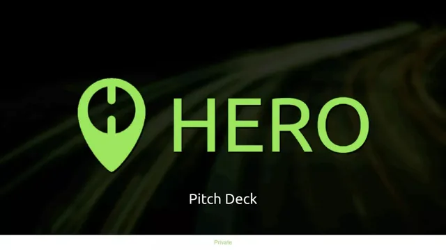 HERO pitch deck cover