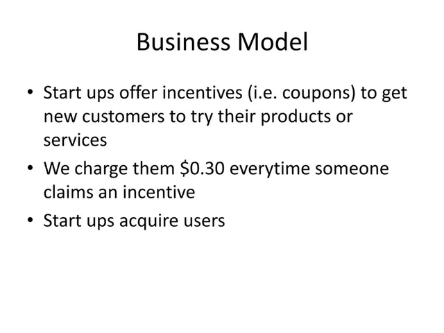 Business model / revenue streams slide 4 from Startup Heroes