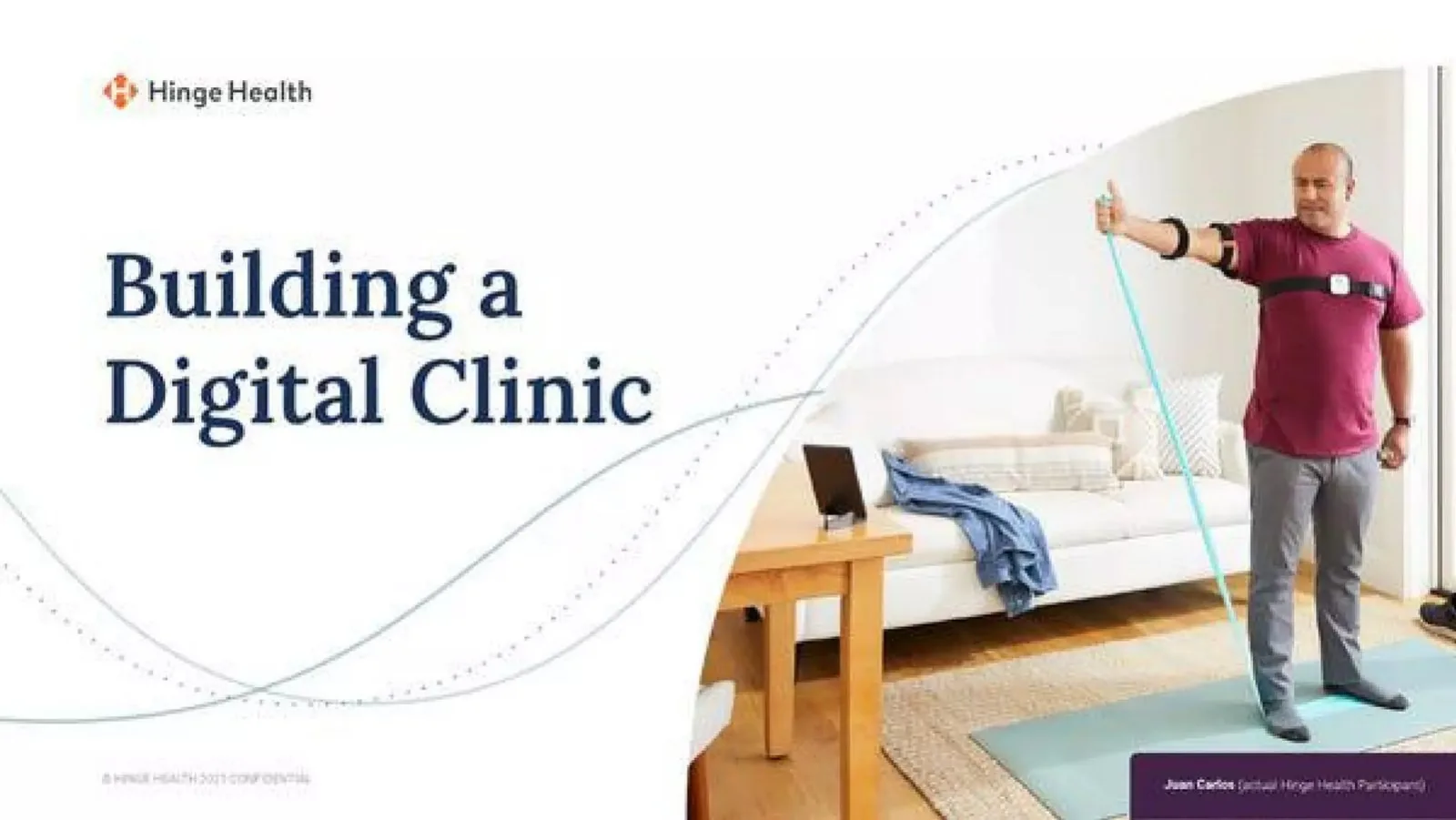 Hinge Health pitch deck slide