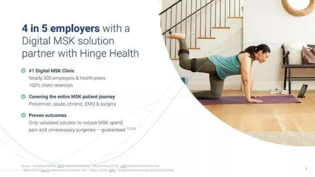 Traction slide 3 from Hinge Health