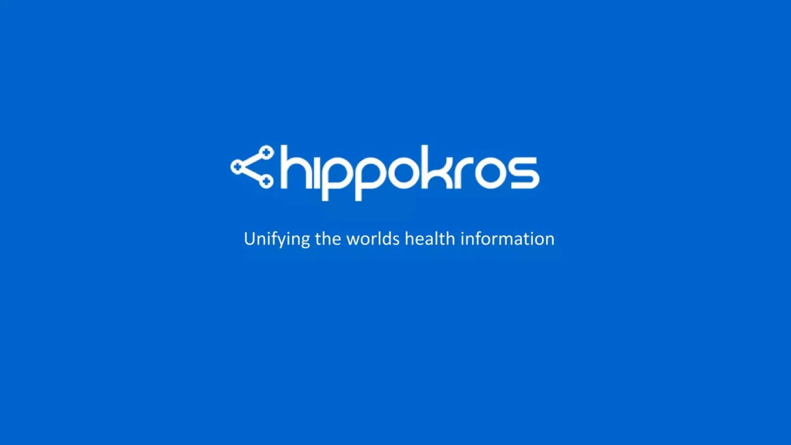 Hippokros pitch deck slide