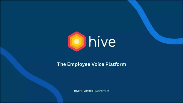Hive pitch deck cover