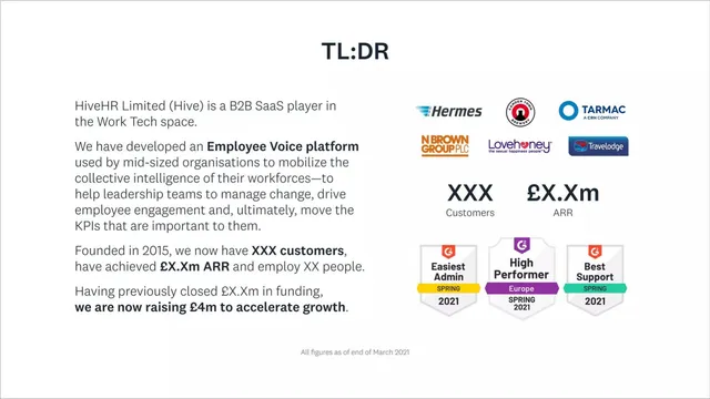 Company overview slide 2 from Hive