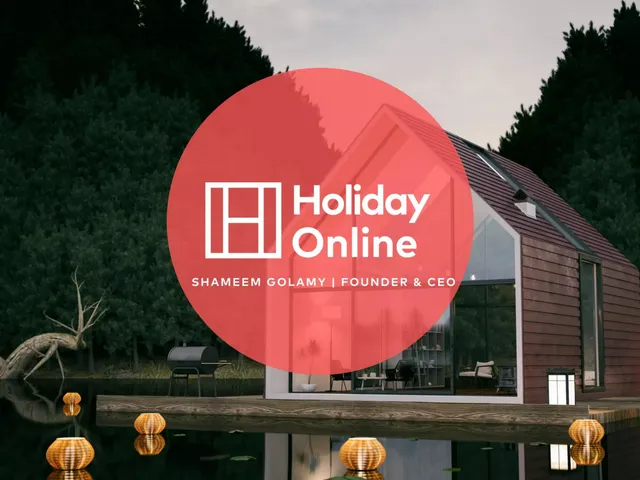 Holiday Online pitch deck cover