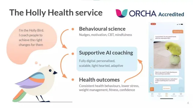 Product / solution slide 4 from Holly Health