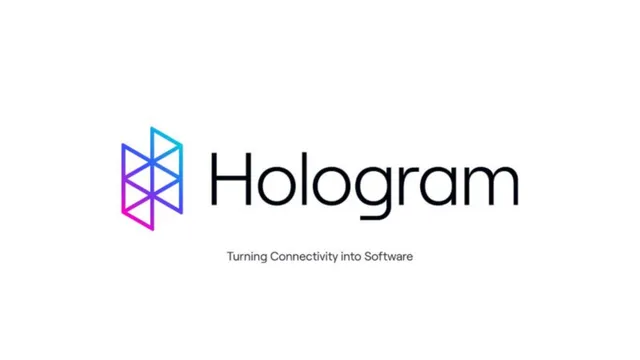 Hologram pitch deck cover