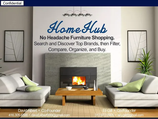 HomeHub pitch deck cover