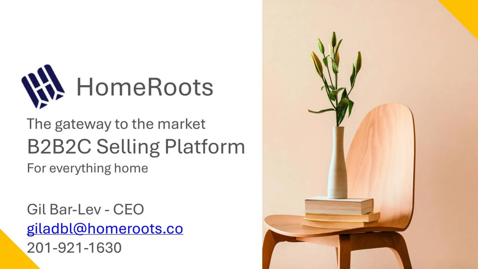 HomeRoots pitch deck slide