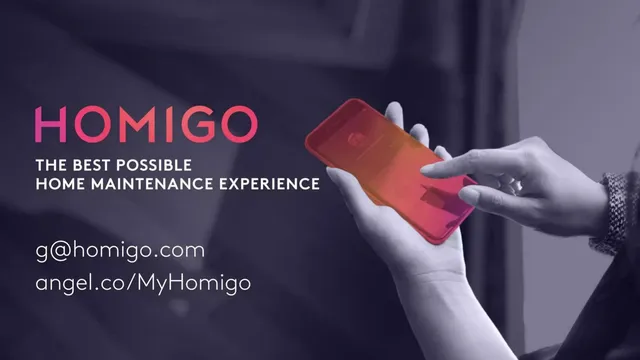 Homigo pitch deck cover