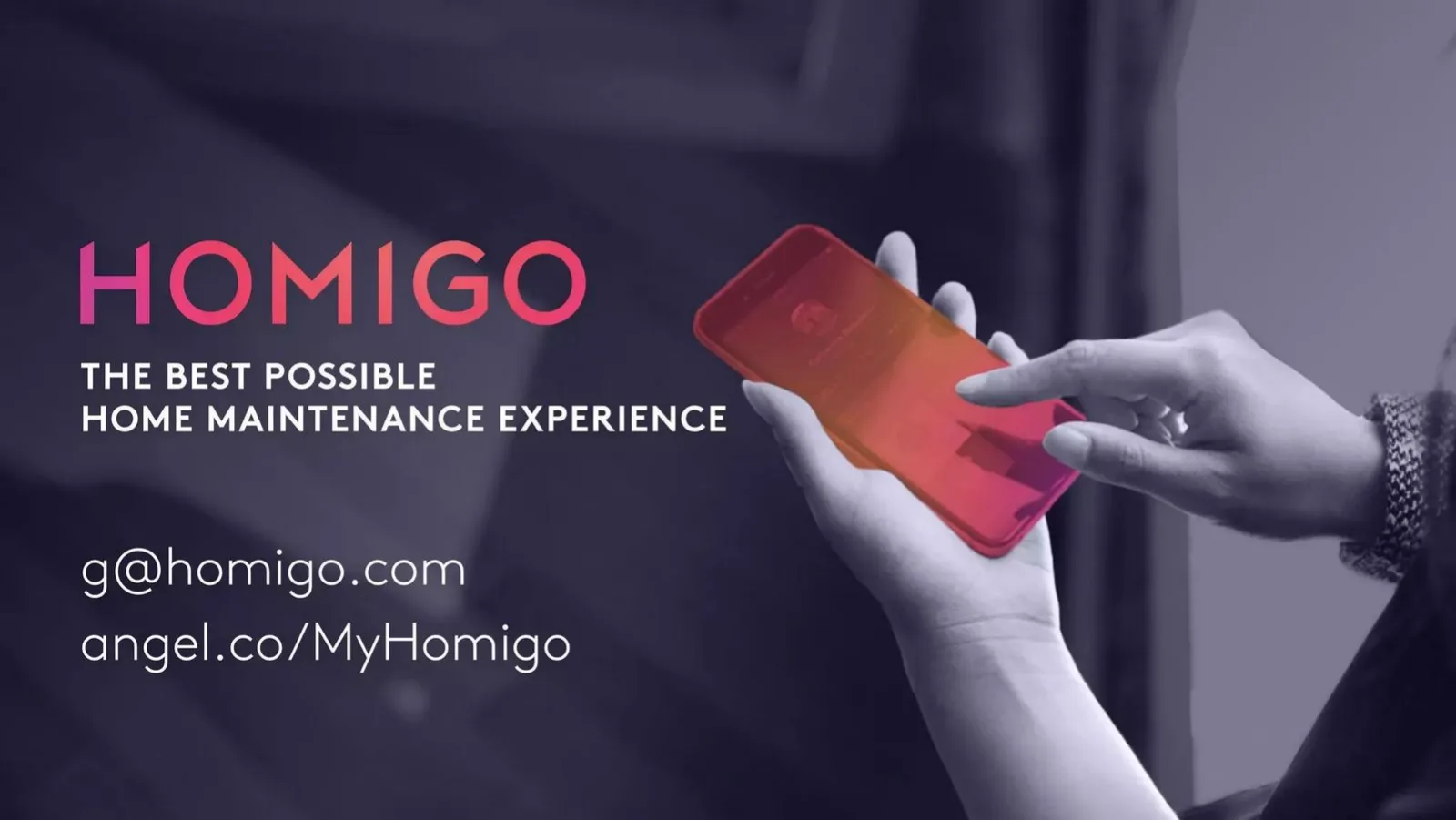 Homigo pitch deck slide