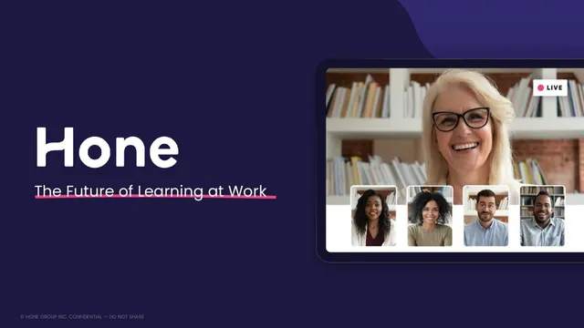 Hone pitch deck cover