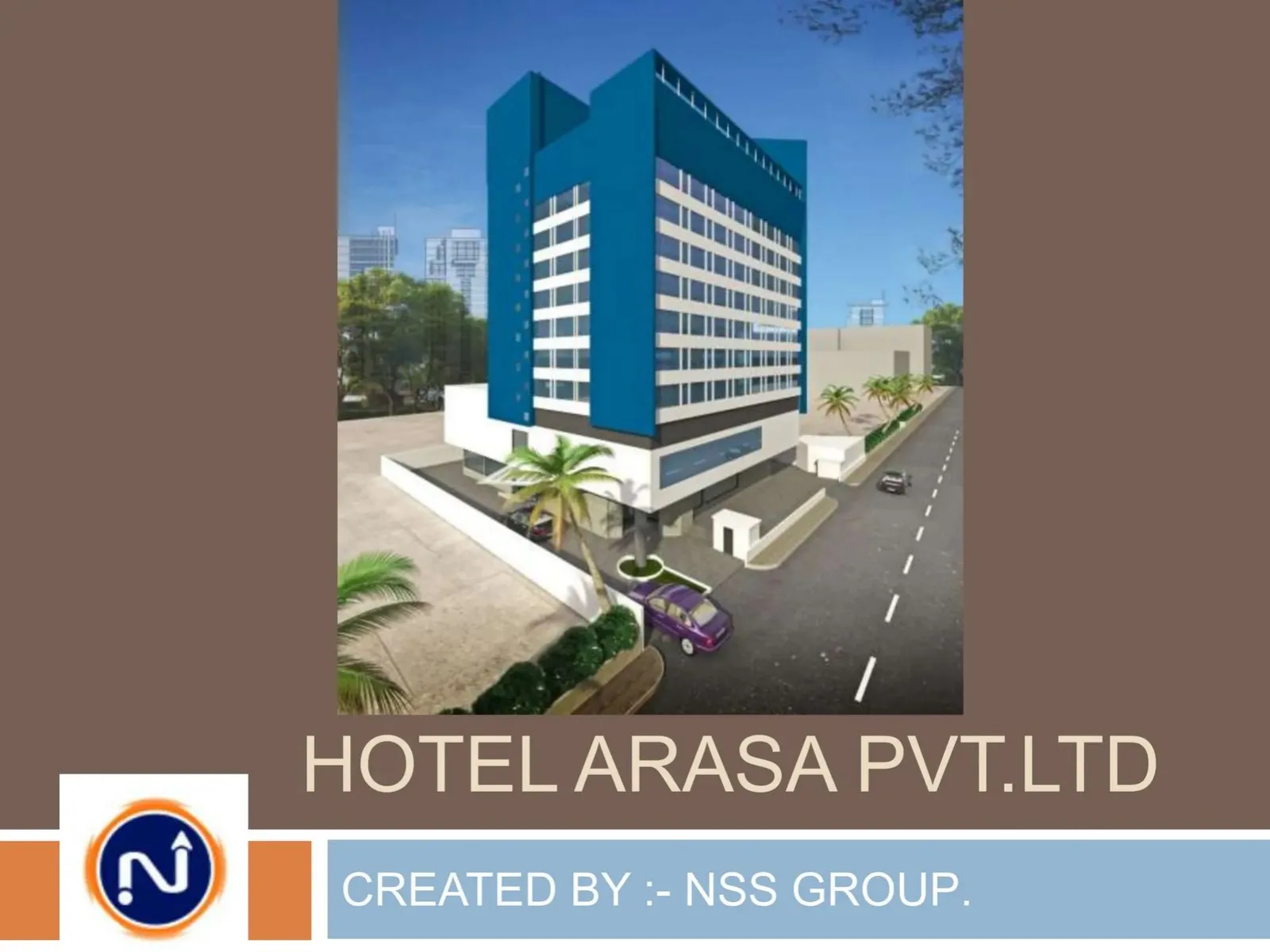 HOTEL ARASA Pvt. Ltd pitch deck slide