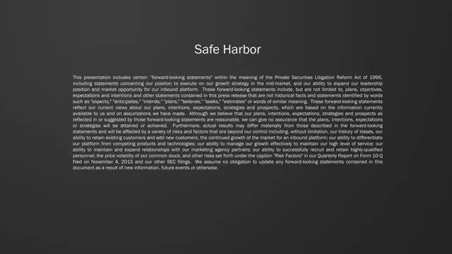 Disclaimer slide 2 from HubSpot