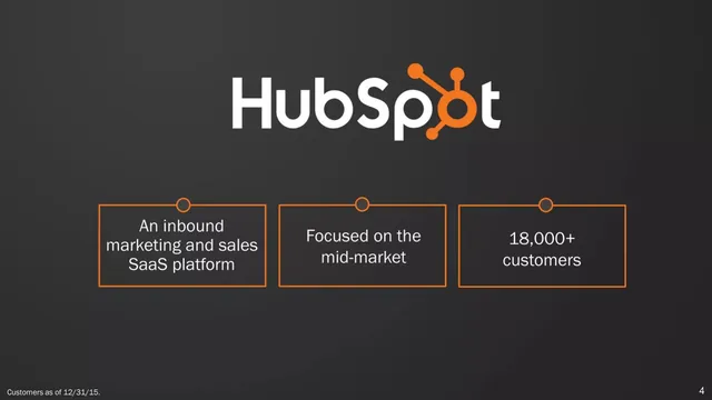 Traction slide 4 from HubSpot