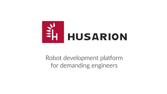 Husarion pitch deck cover