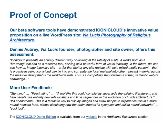 Reviews / testimonials / feedback slide 5 from ICONICLOUD