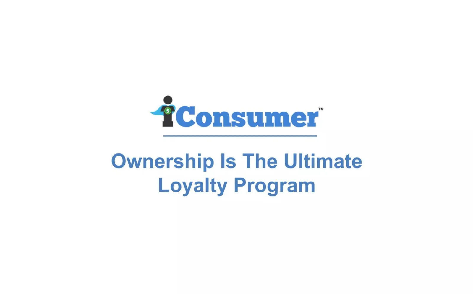 iConsumer pitch deck slide