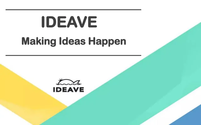 Ideave pitch deck cover