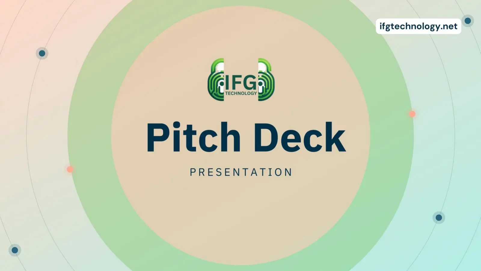 IFG Technology pitch deck slide