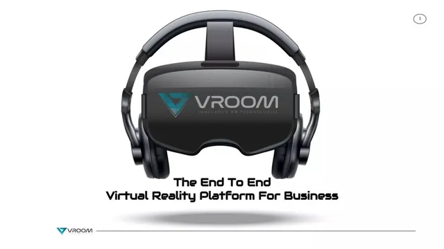 VRoom (Immersive Media Distribution) pitch deck cover