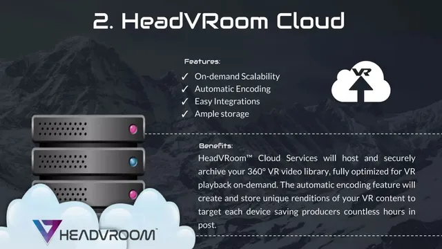 Product / solution slide 8 from VRoom (Immersive Media Distribution)