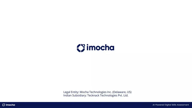 iMocha pitch deck cover