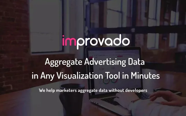 Improvado pitch deck cover