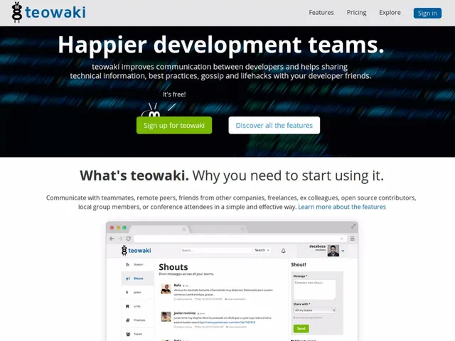 Teowaki pitch deck cover