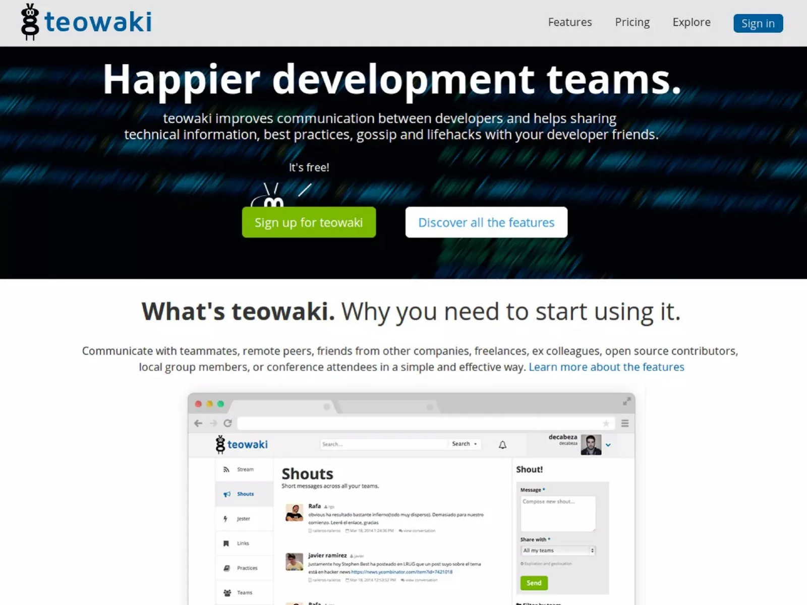 Teowaki pitch deck slide