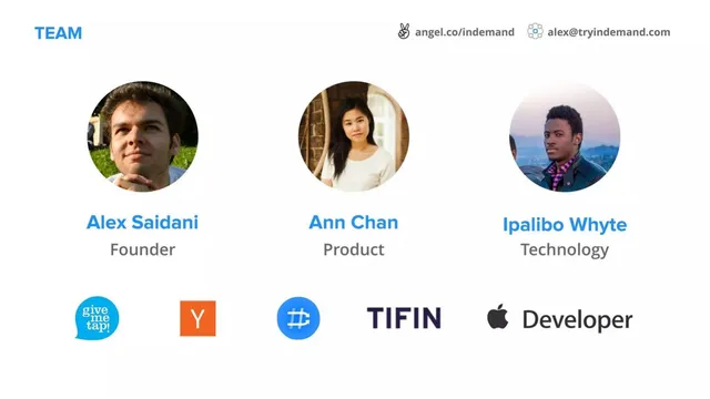 Team slide 6 from Indemand
