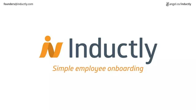 Inductly pitch deck cover