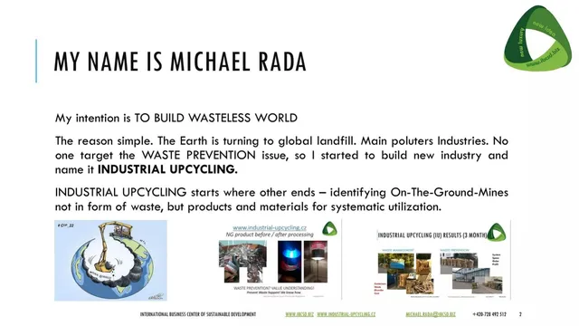 Vision slide 2 from Industrial Upcycling