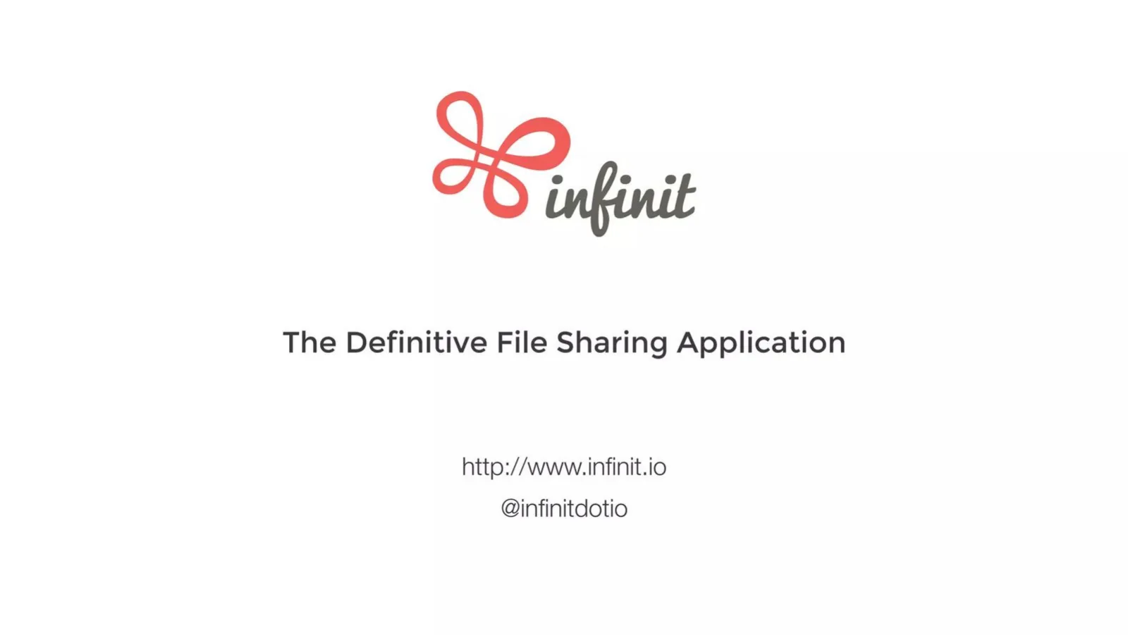 Infinit pitch deck slide