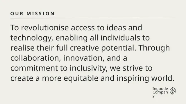 Vision slide 4 from Ingoude
