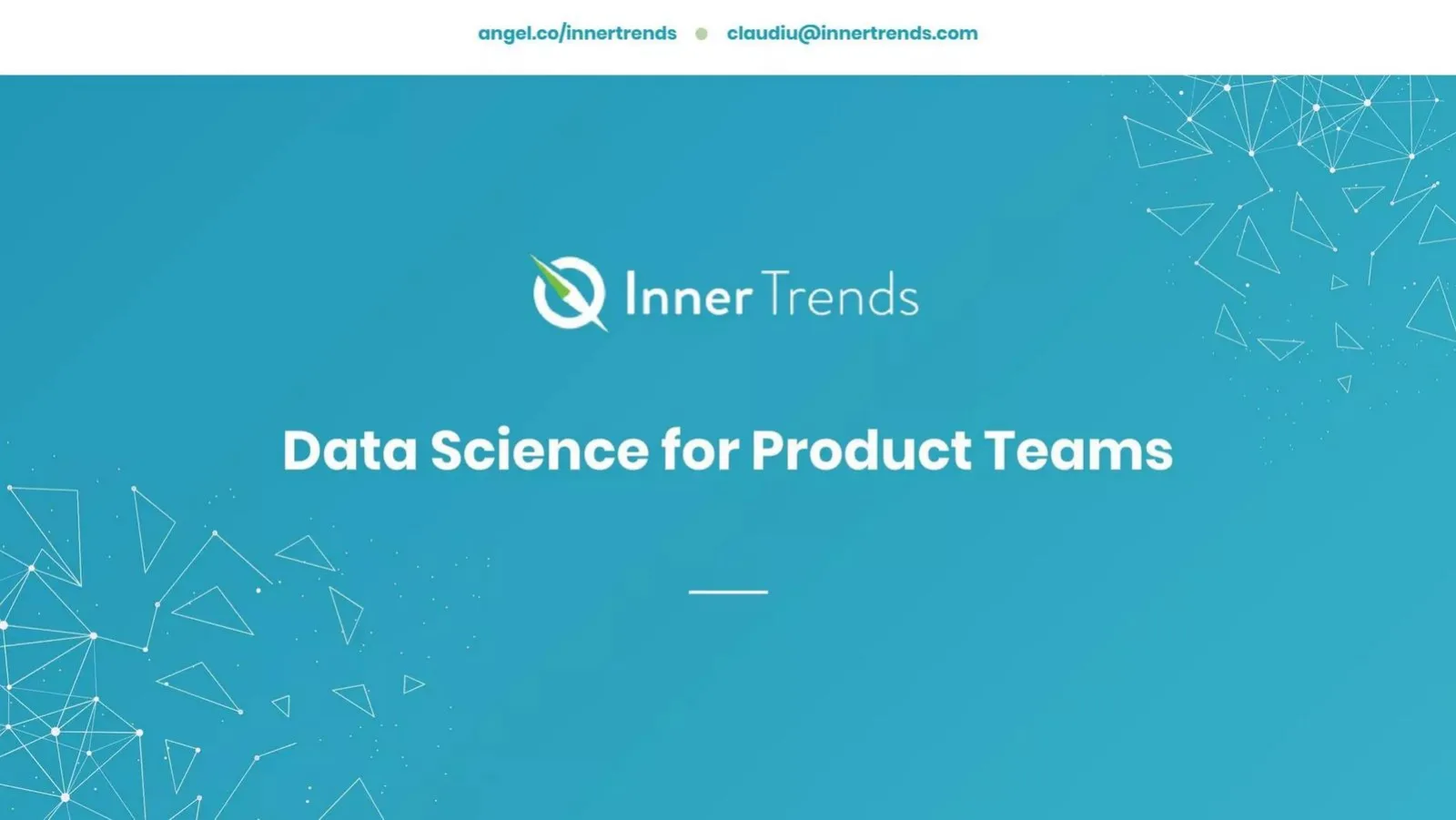 InnerTrends pitch deck slide
